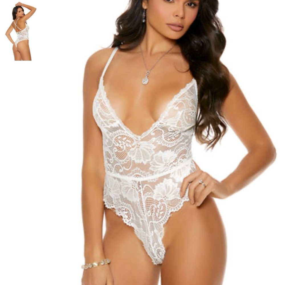 Lace Up Teddy Bodysuit